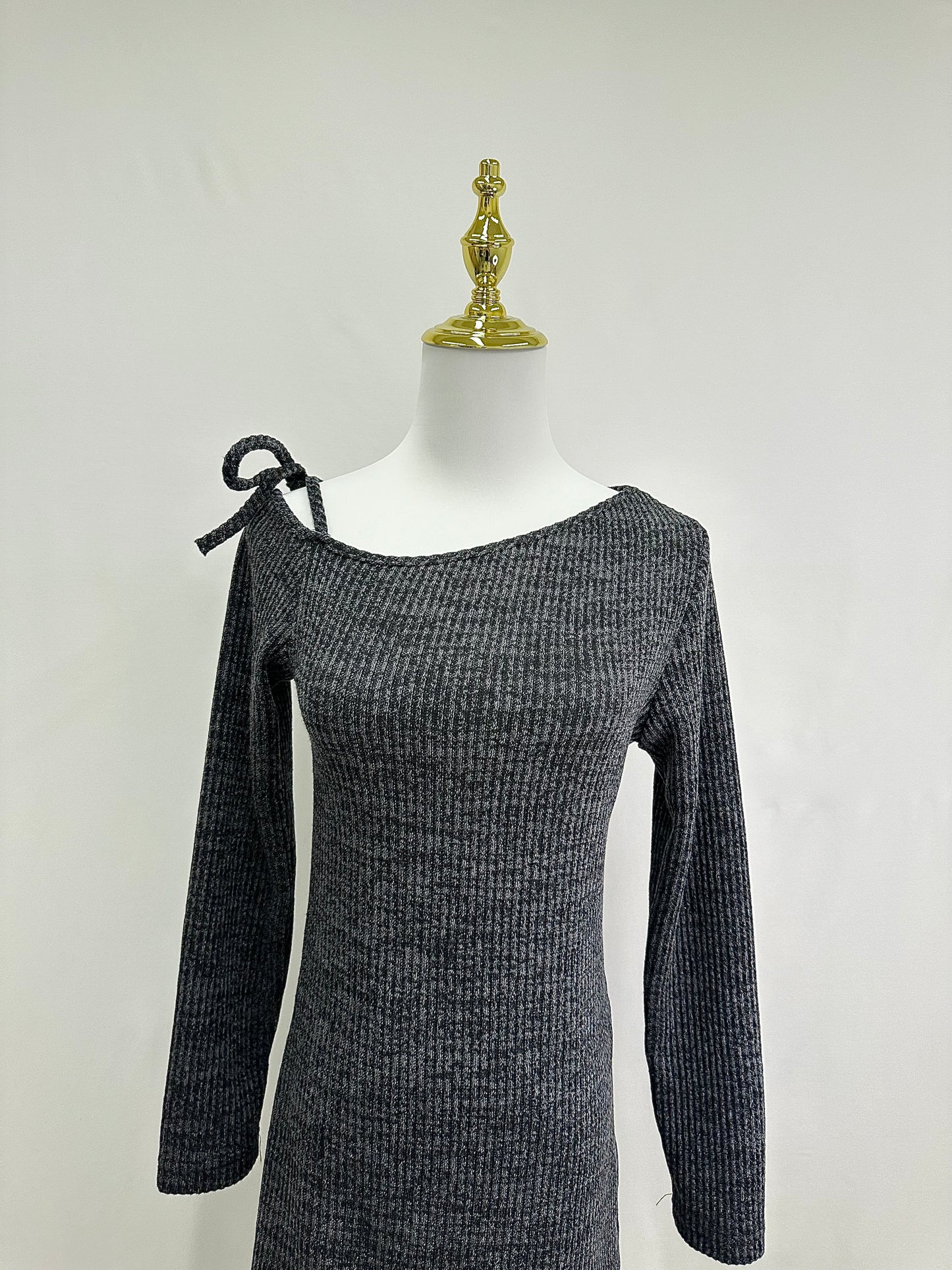 One shoulder strappy short dress