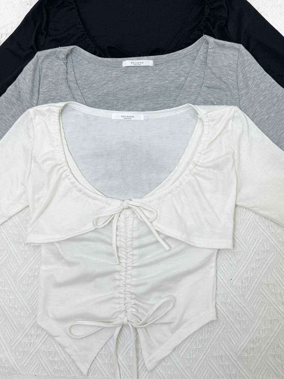 Sexy strappy cotton long sleeves