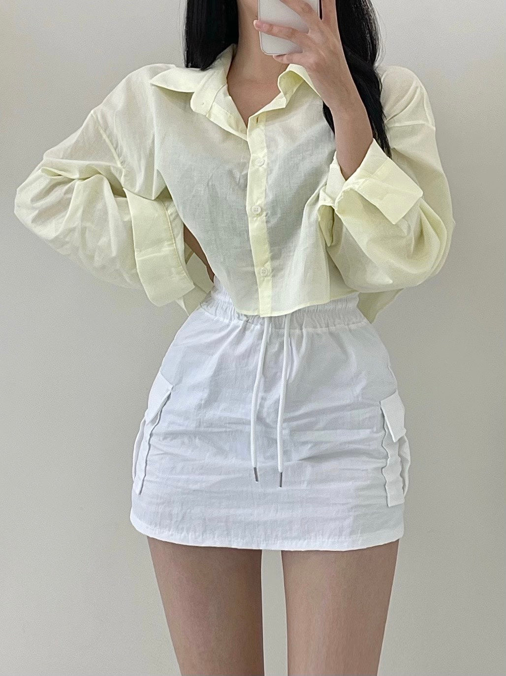 Stylish workwear short skirt